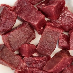 Wild Venison diced (quick frozen, un-aged)