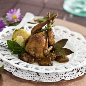 Free range quail (frozen)