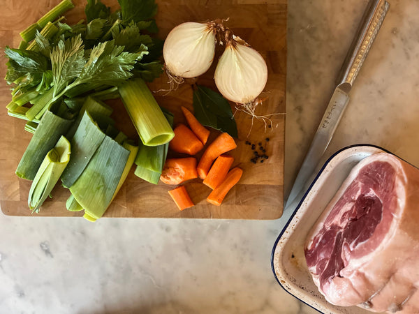 Pasture raised Free range dry cured ham - unsmoked (frozen)