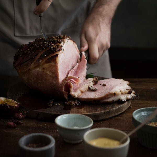 Pasture raised Free range dry cured ham - unsmoked (frozen)