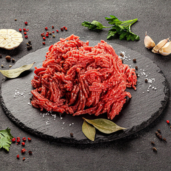 Grass fed Beef Mince - Paleo Mince, (Beef, Heart, Kidney 80/10/10 mix, (quick frozen, un-aged)