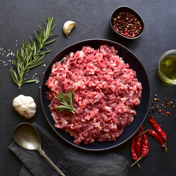 Grass Fed Beef Mince (Fat content  5-10%) (quick frozen, un-aged)
