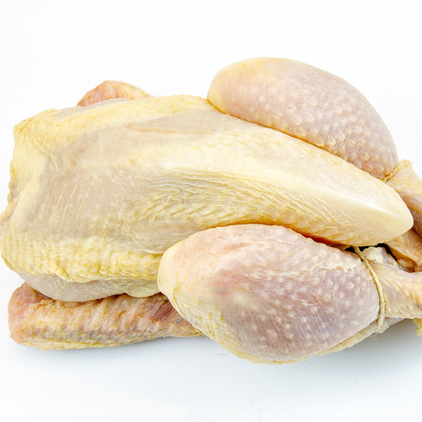 Pasture Raised, 100% Free range whole chicken cockerel frozen