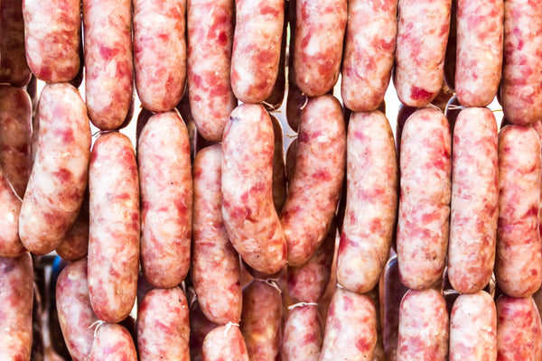 Pasture raised Free range pork cocktail sausages (gluten free, frozen)