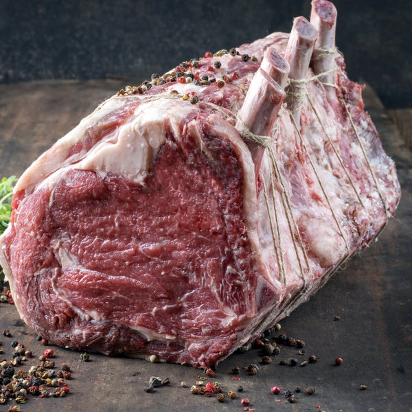 Grass Fed Beef Cote de Boeuf 28 day aged (Rib on the bone) frozen)