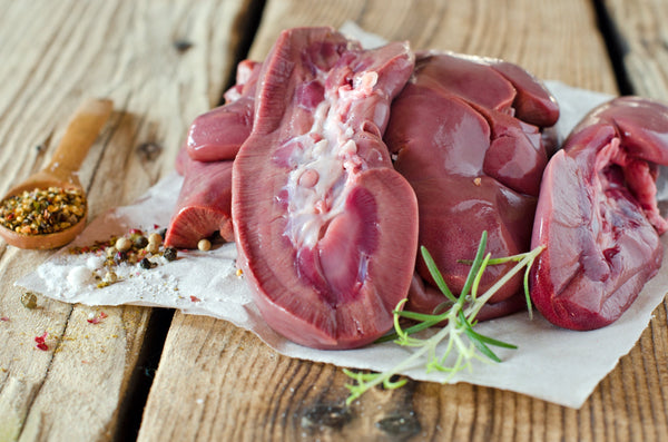 Pasture raised Free Range Pork kidney (quick frozen, un-aged)