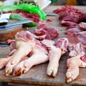 Pasture raised Wild Boar trotter (quick frozen, un-aged)