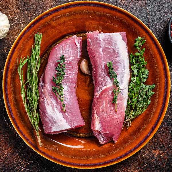 Pasture raised Free range pork fillet  (pork tenderloin) (frozen)