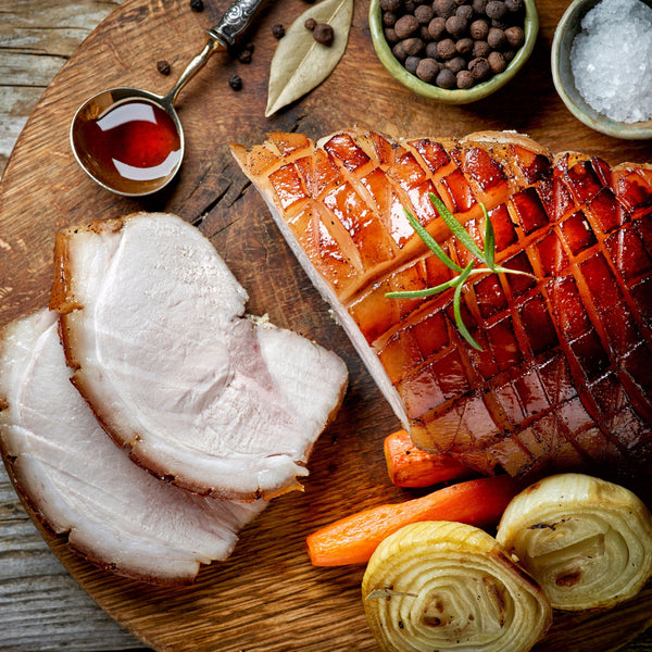 Pasture raised Free range pork loin roast (boned) (frozen)