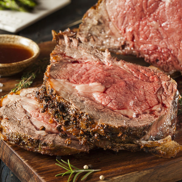 Grass Fed Beef Rib Roast - Boned and rolled (frozen)