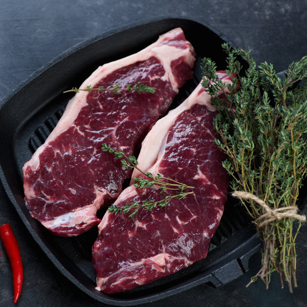 Grass fed beef sirloin steak 6 pack (chilled, hung)
