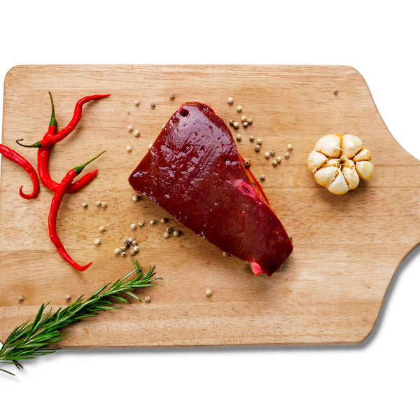 Grass Fed Beef ox heart sliced (frozen)