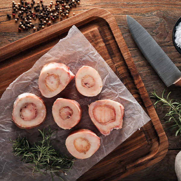 Grass Fed Beef Marrow Bone pack (quick frozen, un-aged)