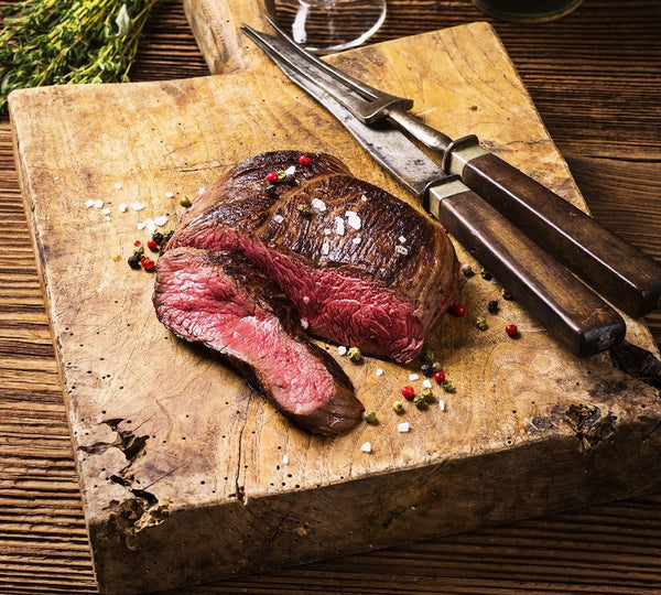Thick cut Wild venison loin sharing steak (450 g) (serves 2) (frozen)