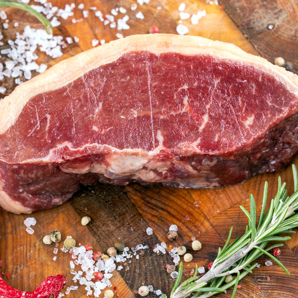 Thick-cut Grass fed beef sirloin sharing steak (450 g) (serves 2)