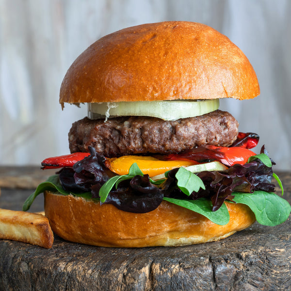 Wild venison, juniper & thyme burgers (additive free, gluten free)